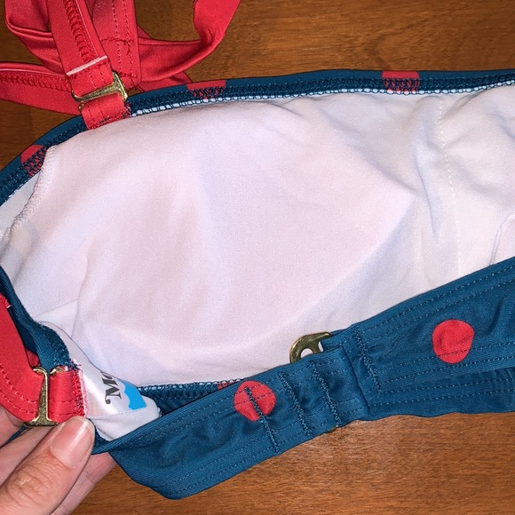NWOT ModCloth Shirley polka dot bikini top - Picture 9 of 9